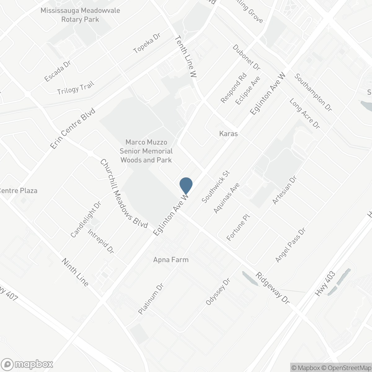 3549 EGLINTON AVENUE W, Mississauga, Ontario L5M 7T3